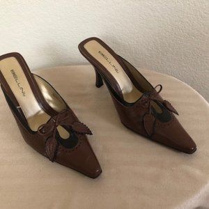 Bellini Leather Backless Heel